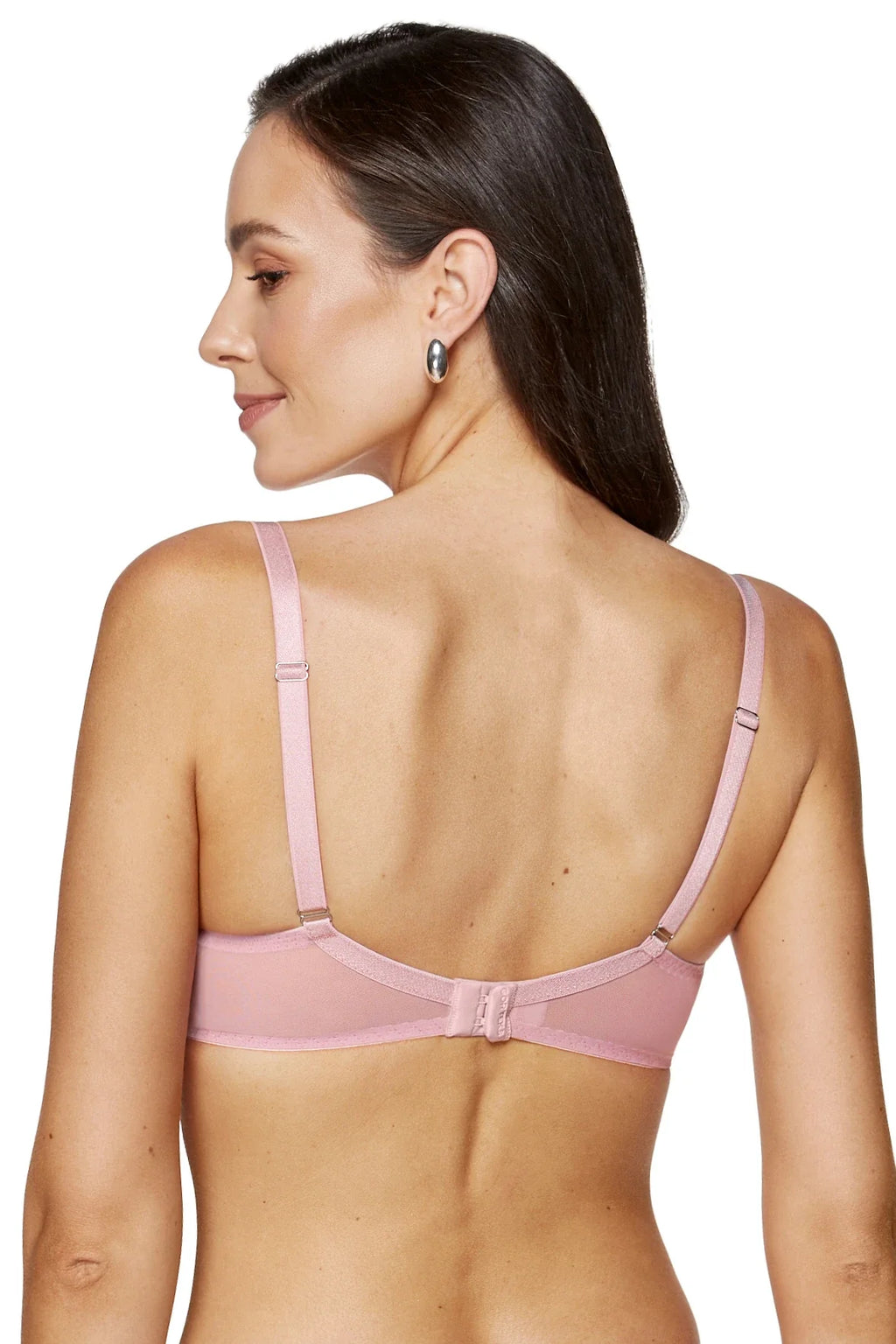 Sheer Mesh Floral Embroidered Bra Gorteks Bloom